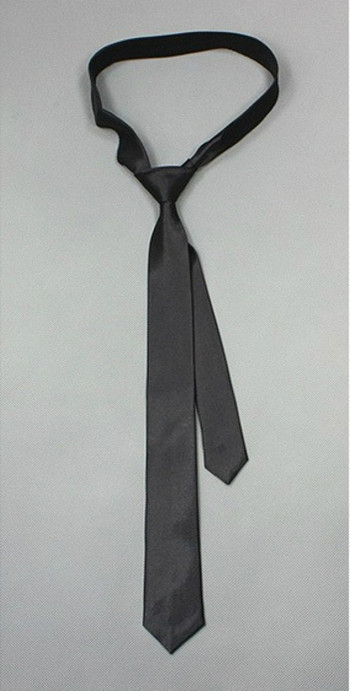 Мъжки вратовръзки в  черен и сребрист цвят подходящи за сватба  