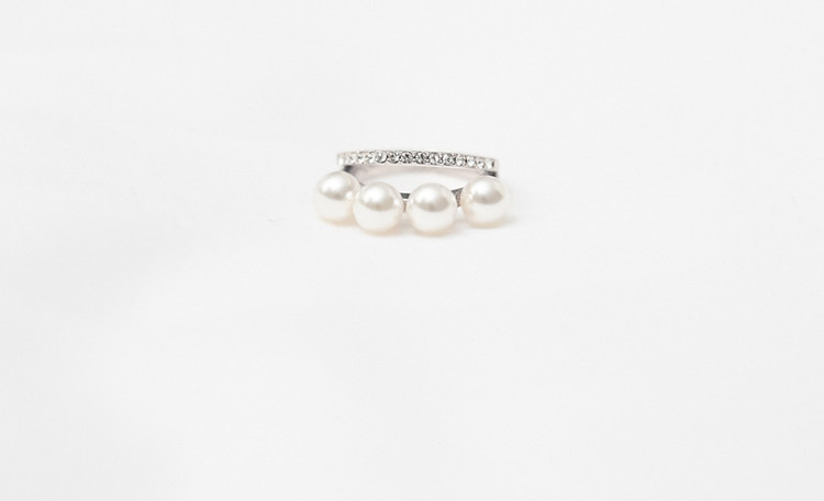 Γυναικεία Δαχτυλίδια σε χρυσό και ασημί χρώμα - μαργαριτάρι