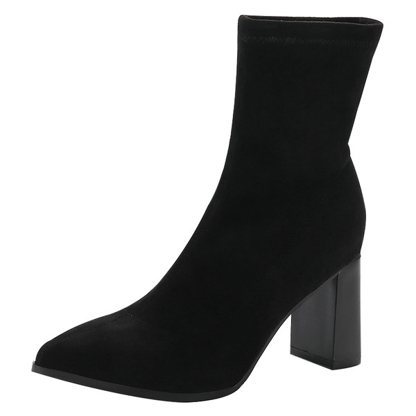 Uus mudel ökoseemisnahast naiste saapad kontsa kõrgusega 8 cm