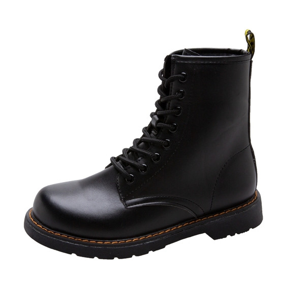 Ženske ležerne kožne čizme na vezice - smeđi ili crni potplat