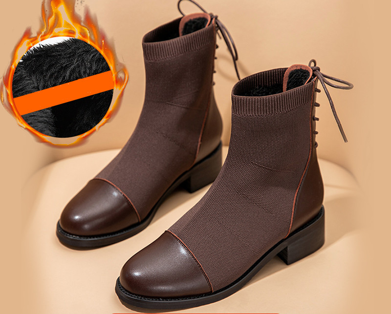 Öko-nahast ja tekstiilist valmistatud vabaaja naiste saapad - mitu mudelit