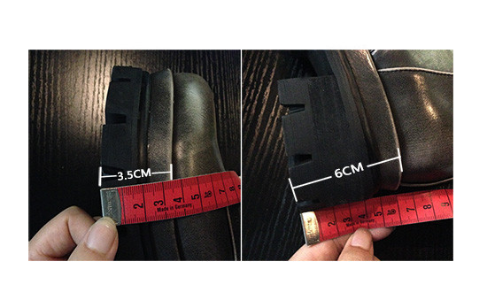 Alkalmi női csizma durva műbőr talppal