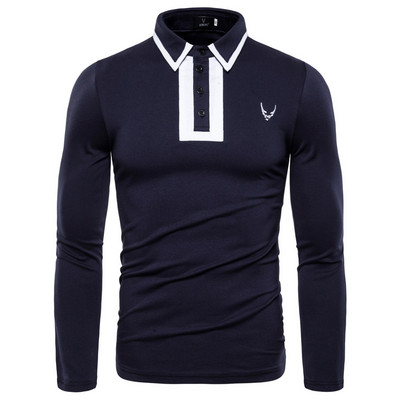 Lezser férfi blúz klasszikus ak-val és gombokkal