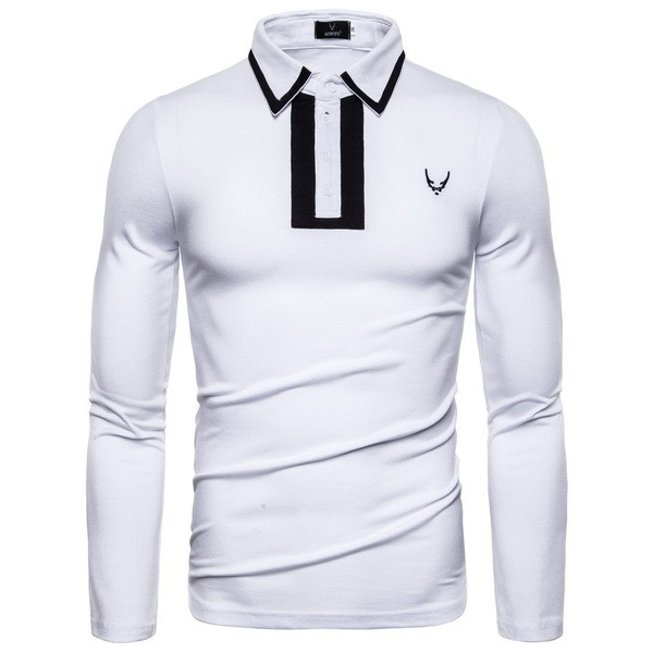 Lezser férfi blúz klasszikus ak-val és gombokkal