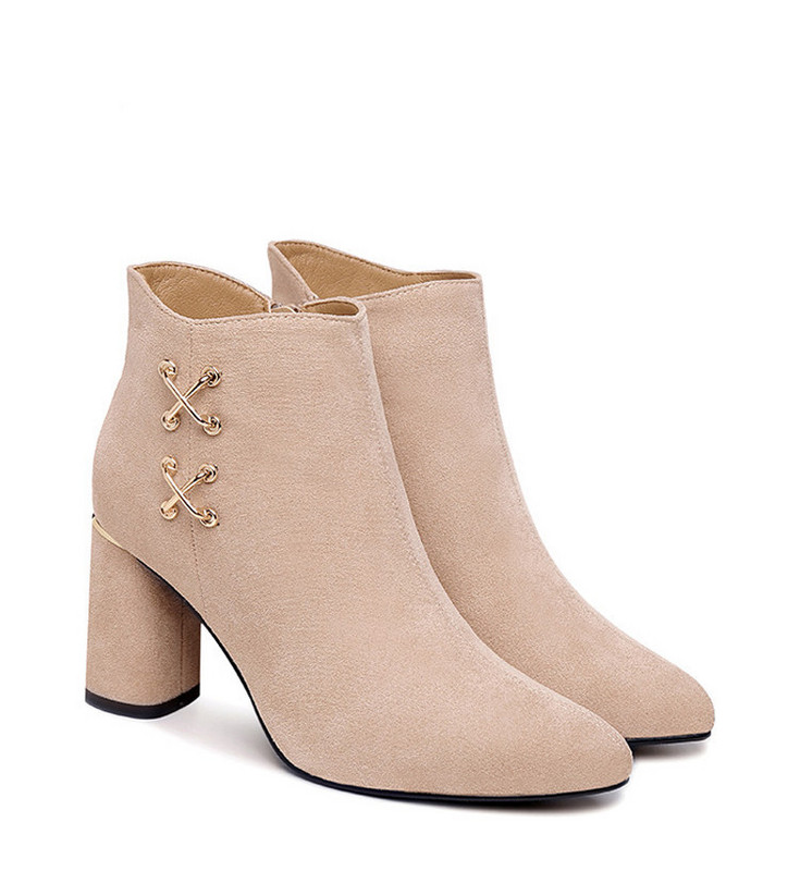 Γυναικείες μπότες από οικολογικό σουέτ - διάφορα μοντέλα