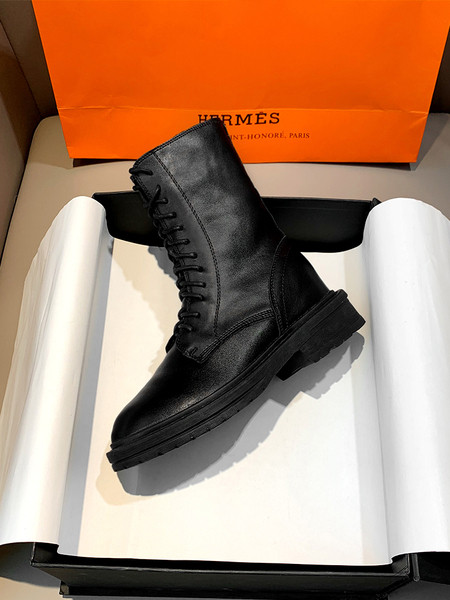 Rudens-ziemas zābaki no eko ādas ar šņorēm