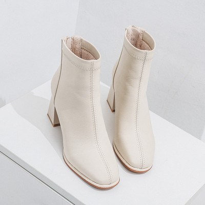 Νέο μοντέλο γυναικείες μπότες με τετράγωνο τακούνι - διάφορα μοντέλα