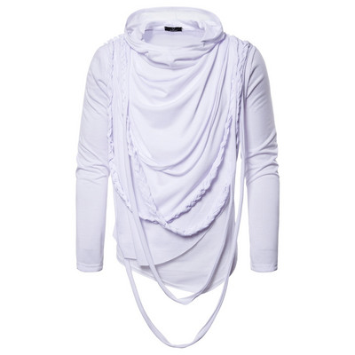 Meeste vabaaja pluusi lai lipsudega mudel