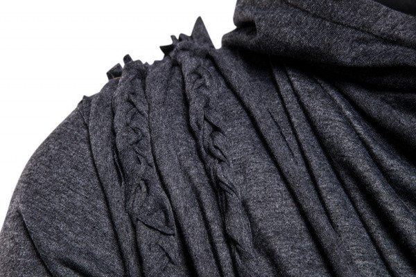 Meeste vabaaja pluusi lai lipsudega mudel