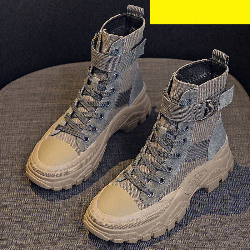 Sieviešu tekstila zābaki ar sprādzi un 4,5 cm zoli