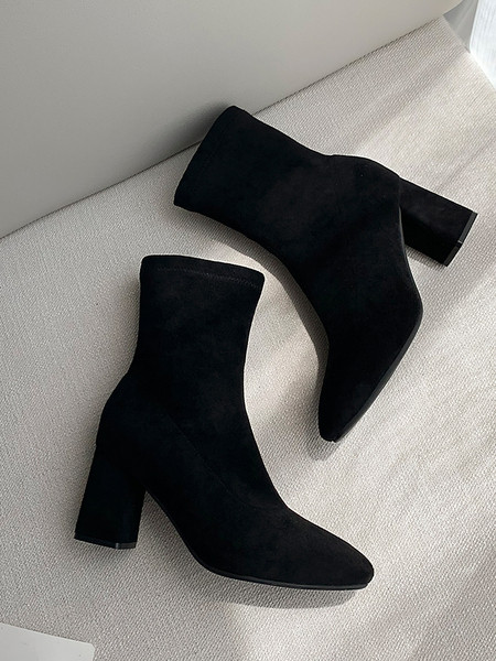 Naiste terava otsaga ökoseemisnahast mudel, kontsa paksusega 7 cm