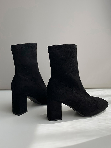 Naiste terava otsaga ökoseemisnahast mudel, kontsa paksusega 7 cm