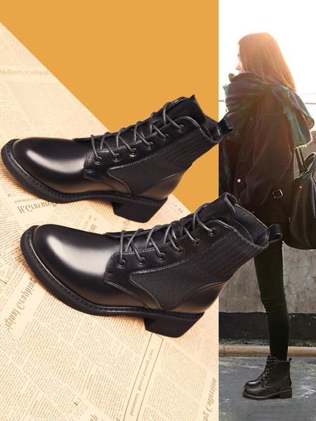 Női csizma ökobőrből és fűzőből - több modell