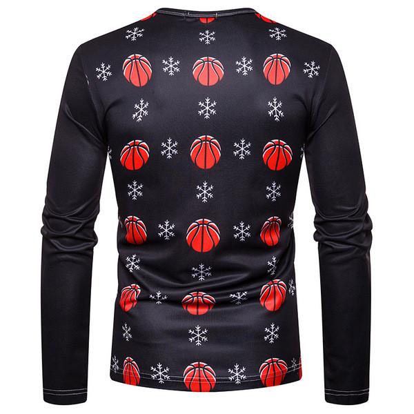 Meeste vabaaja pluus trükiga