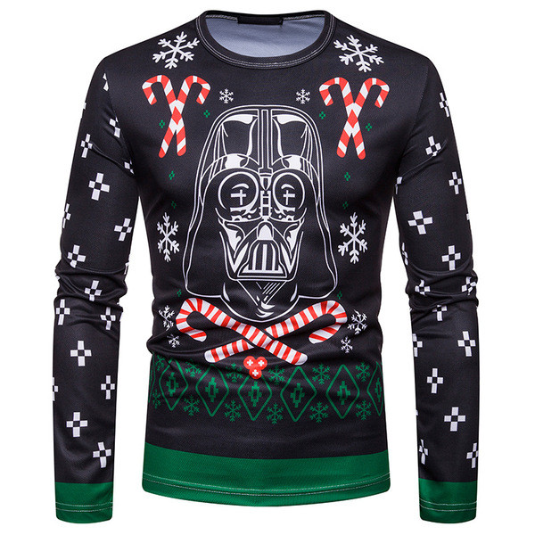 Modern férfi blúz modell mintával