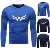 Alkalmi férfi blúz hosszú ujjal és ovális nyakkivágással