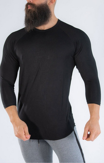 Ανδρική αθλητική μπλούζα με μακριά μανίκια