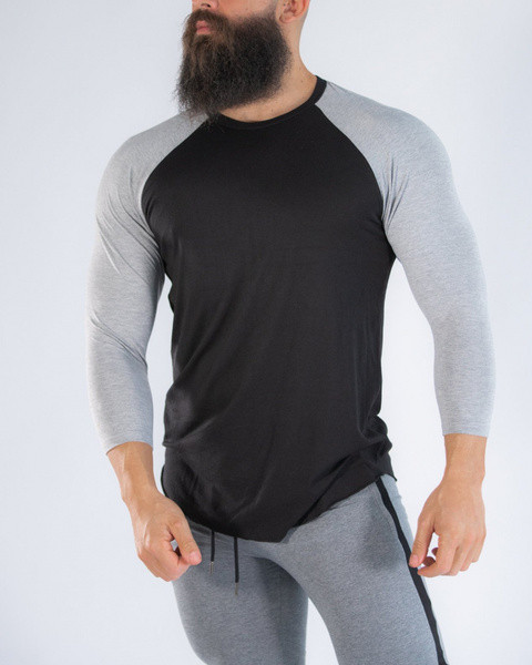 Dabartinė vyriška sportinė palaidinė ilgomis rankovėmis