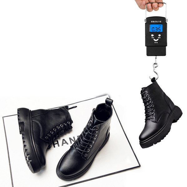 Alkalmi női csizma fekete színben - öko bőr