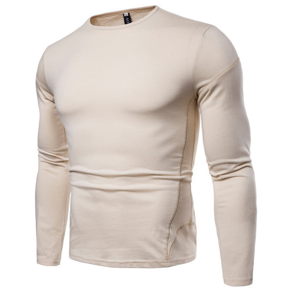 Modern kötélblúz sima modell ovális nyakkivágással