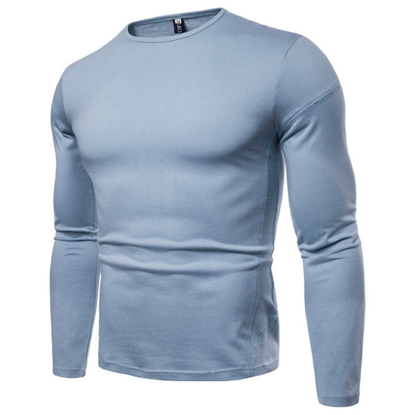 Modern kötélblúz sima modell ovális nyakkivágással