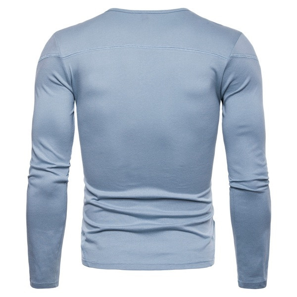 Modern kötélblúz sima modell ovális nyakkivágással