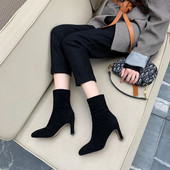 Moodsad sügissaapad öko seemisnahast terava otsaga mudelist