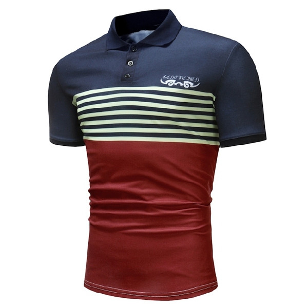 Meeste vabaaja pluus lühikeste varrukate ja klassikalise kraega