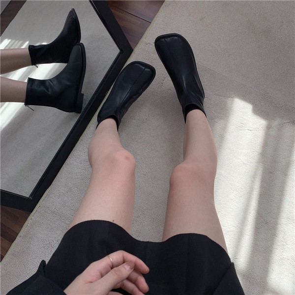 Öko-nahast uus sügis-talviste saapade mudel