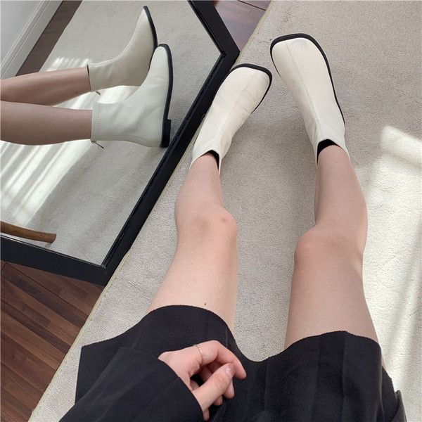 Öko-nahast uus sügis-talviste saapade mudel