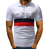 Ανδρικό μπλουζάκι με κοντά μανίκια και επιγραφή