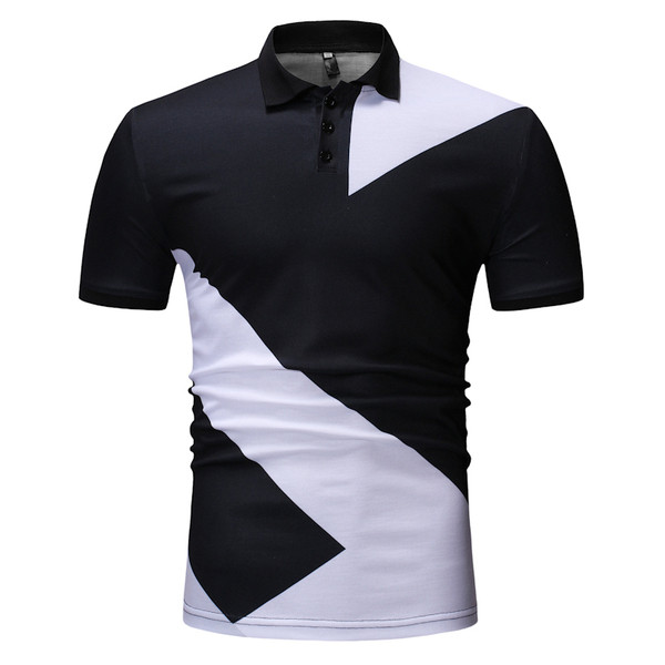 Muška casual majica s kratkim rukavima i klasičnim ovratnikom