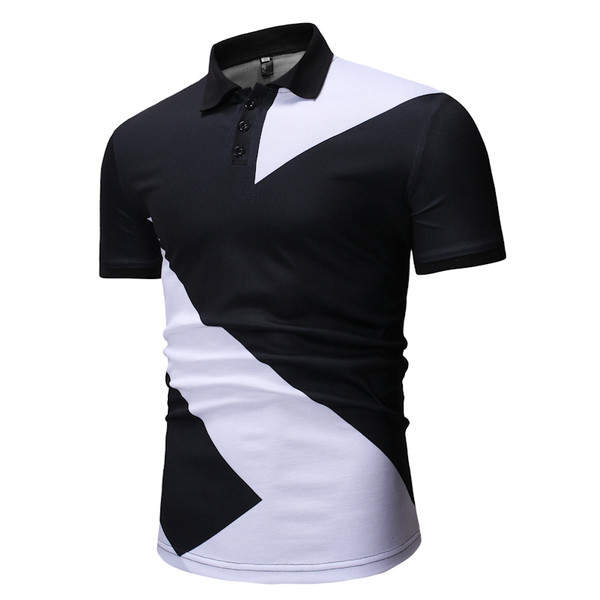 Muška casual majica s kratkim rukavima i klasičnim ovratnikom