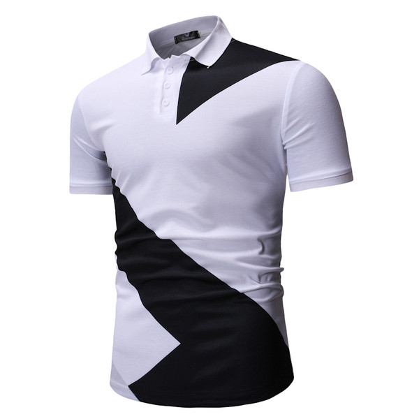 Muška casual majica s kratkim rukavima i klasičnim ovratnikom