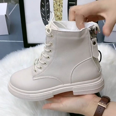 Γυναικείες φθινοπωρινές μπότες από οικολογικό δέρμα - διαφορετικά μοντέλα