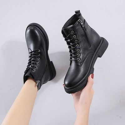 Γυναικείες φθινοπωρινές μπότες από οικολογικό δέρμα - διαφορετικά μοντέλα