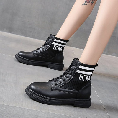 Γυναικείες φθινοπωρινές μπότες από οικολογικό δέρμα - διαφορετικά μοντέλα