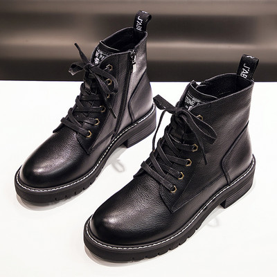 Női csizma műbőr fűzővel, meleg béléssel vagy anélkül