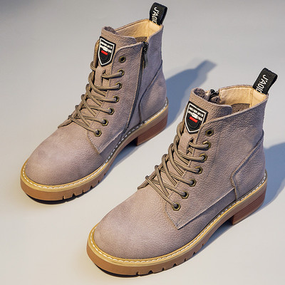 Női csizma műbőr fűzővel, meleg béléssel vagy anélkül