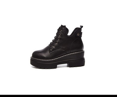 Νέο μοντέλο γυναικείες μπότες με πλατφόρμα - eco suede