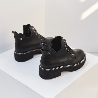 Νέο μοντέλο γυναικείες μπότες με πλατφόρμα - eco suede