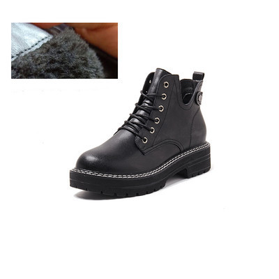 Νέο μοντέλο γυναικείες μπότες με πλατφόρμα - eco suede