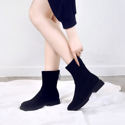 Γυναικείες μπότες ή μποτάκια από οικολογικό σουέτ - με ή χωρίς θερμή επένδυση