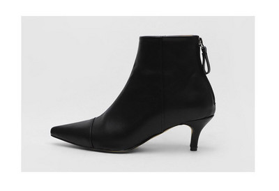 Ženske čizme na špic od eko antilopa ili eko kože sa tankom petom