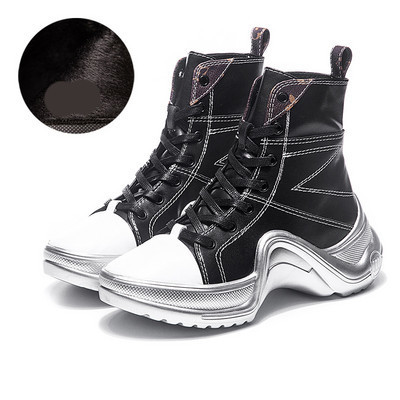 Sieviešu sporta zābaki no eko ādas ar raupju zoli