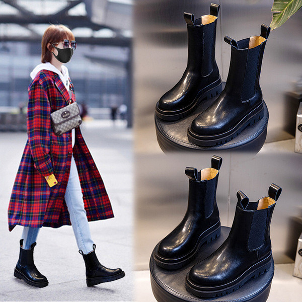 Kožne ženske čizme s ravnim đonom sa i bez postave