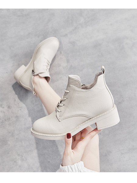 Γυναικείες μπότες από οικολογικό δέρμα με τακούνι 4,5 cm τακούνι - με ή χωρίς μαλακή επένδυση