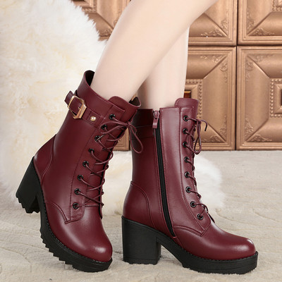 Sooja voodri ja tõmblukuga naiste vabaajasaapad ökonahast