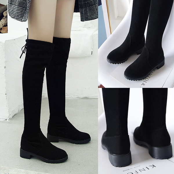 Öko-seemisnahast naiste saapad paelte ja lameda tallaga punast värvi