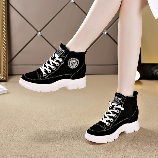 Női alkalmi cipők fűzővel - meleg béléssel vagy anélkül